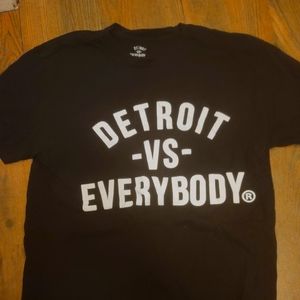 Tshirt authentic detroit vs everybody